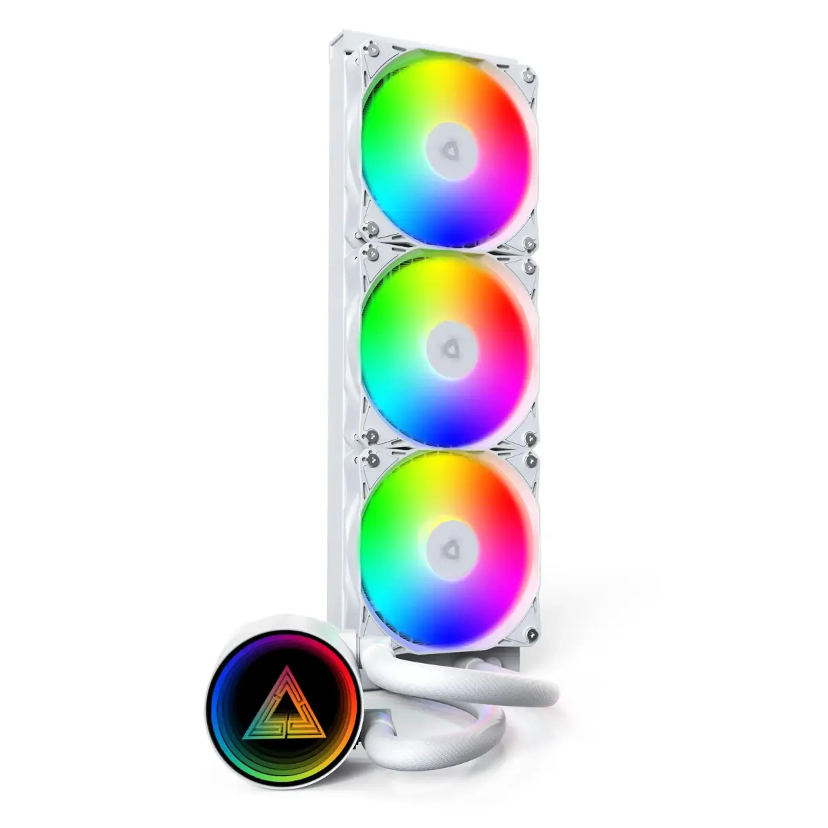 Montech LightFlow ARGB 360 AIO vedelikjahutus valge