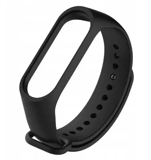 Telcon M3/M4 nutikella rihm Xiaomi Mi Band 3/4 jaoks | silikoonist | must