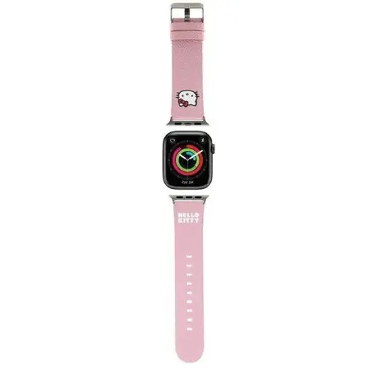 Hello Kitty Kitty Head nutikella rihm Apple Watch (38/40/41 mm) jaoks | tehisnahk | roosa