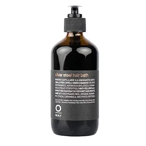 Oway Silver Steel Purple Shampoo Neutralising Yellow Tones 240 Ml