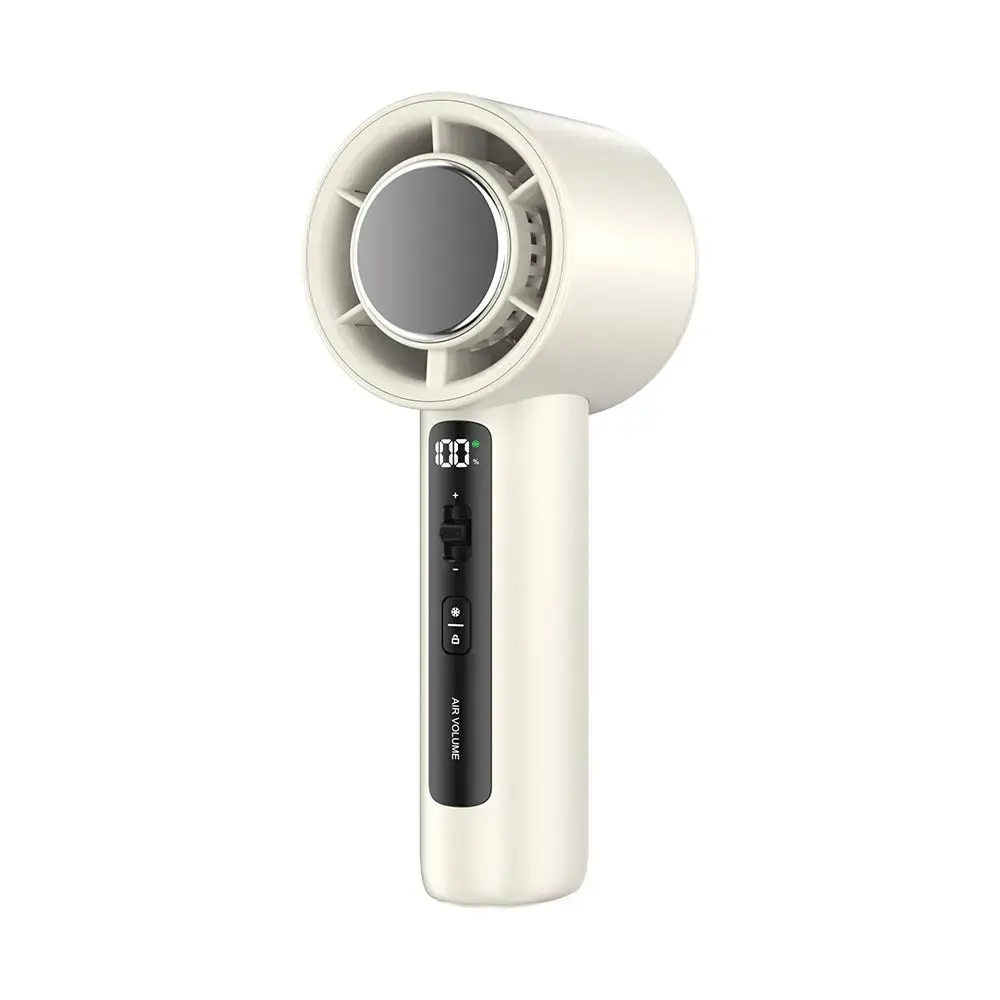 Portable fan with digital display LLD-F88 white