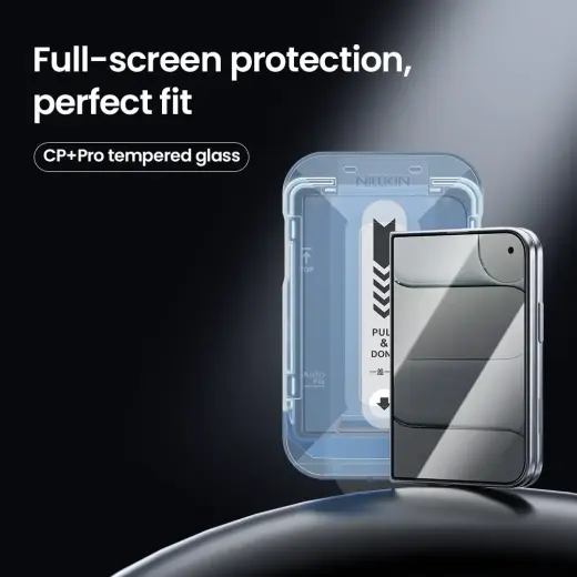 Nillkin Tempered Glass 2.5D CP+ PRO Black for Apple iPhone Duo (with applicator) (Outer)