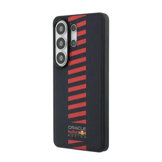 Red Bull PU Leather Meshed Powerbar telefono dėklas Samsung Galaxy S26 Ultra (S948) tamsiai mėlynas
