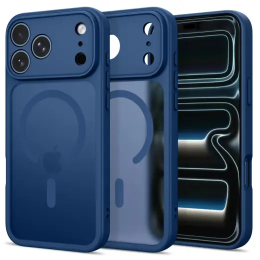 TECH-PROTECT BASICMAG telefono dėklas su MagSafe palaikymu iPhone 17 Pro | iPhone 18 Pro mėlynas