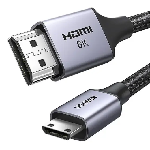UGREEN Mini HDMI kabelis 4K60Hz 2m 8k (melns) HD163 15515