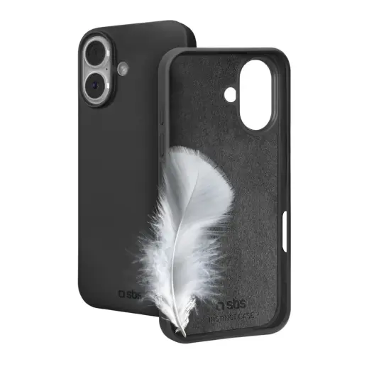SBS Instinct telefono dėklas iPhone 17 juodas