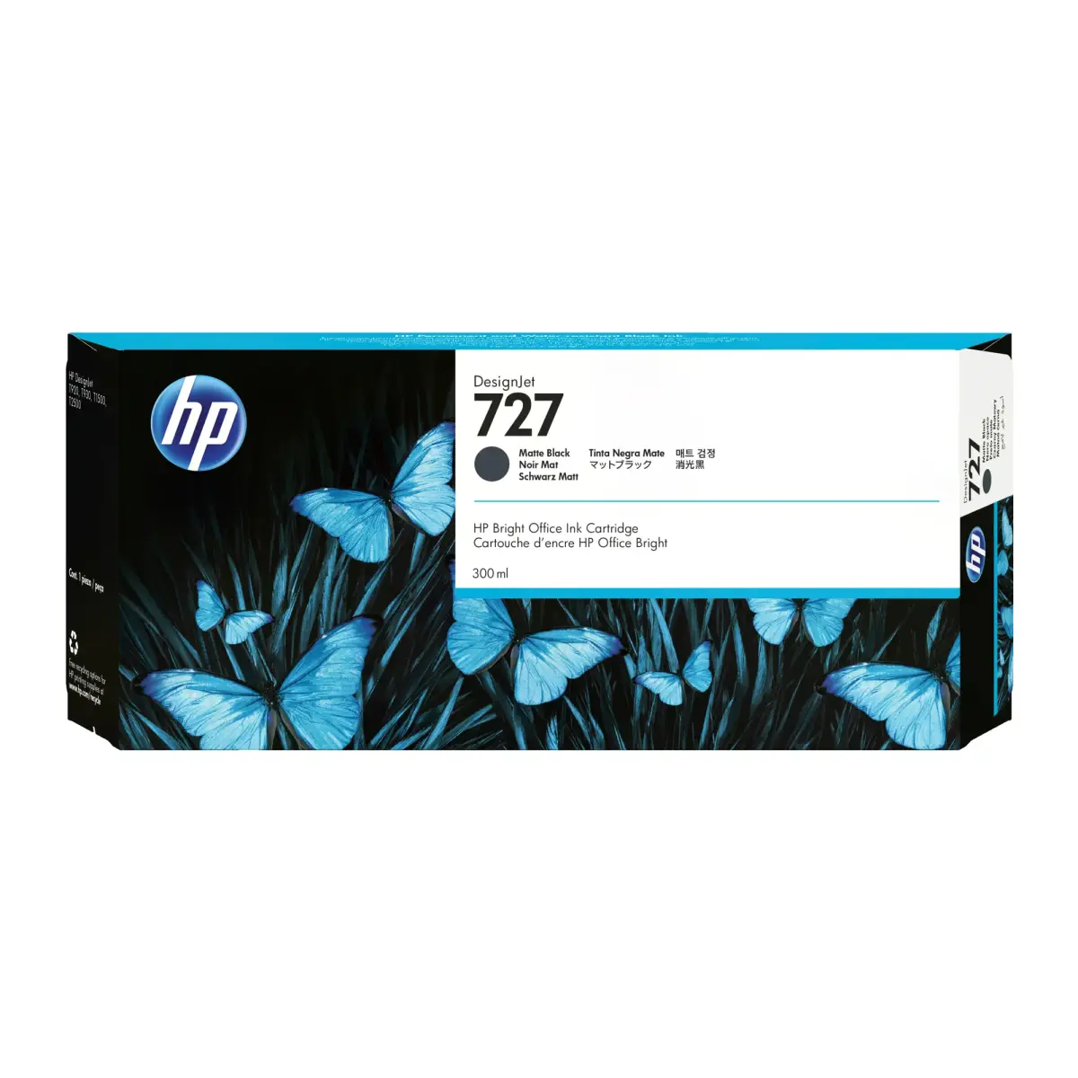 HP 727 300-ml Matte Black DesignJet
