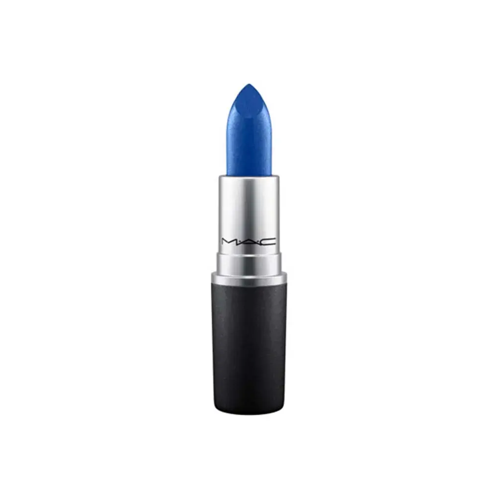 MAC, Frost, Longwear, Cream Lipstick, Designer Blue, 3 g