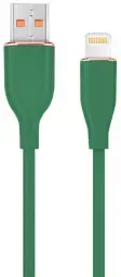 Gembird Premium silicon data transfer and charging cable | USB-A to Lightning | 1.5m | green