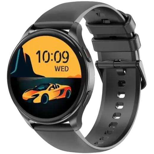 Blackview X20 1.43inch Amoled display 466*466 ATS3085L 128Mb+481KB 380mAh Calls and SMS notification, 100 sports modes 24-hour heart rate detection Black