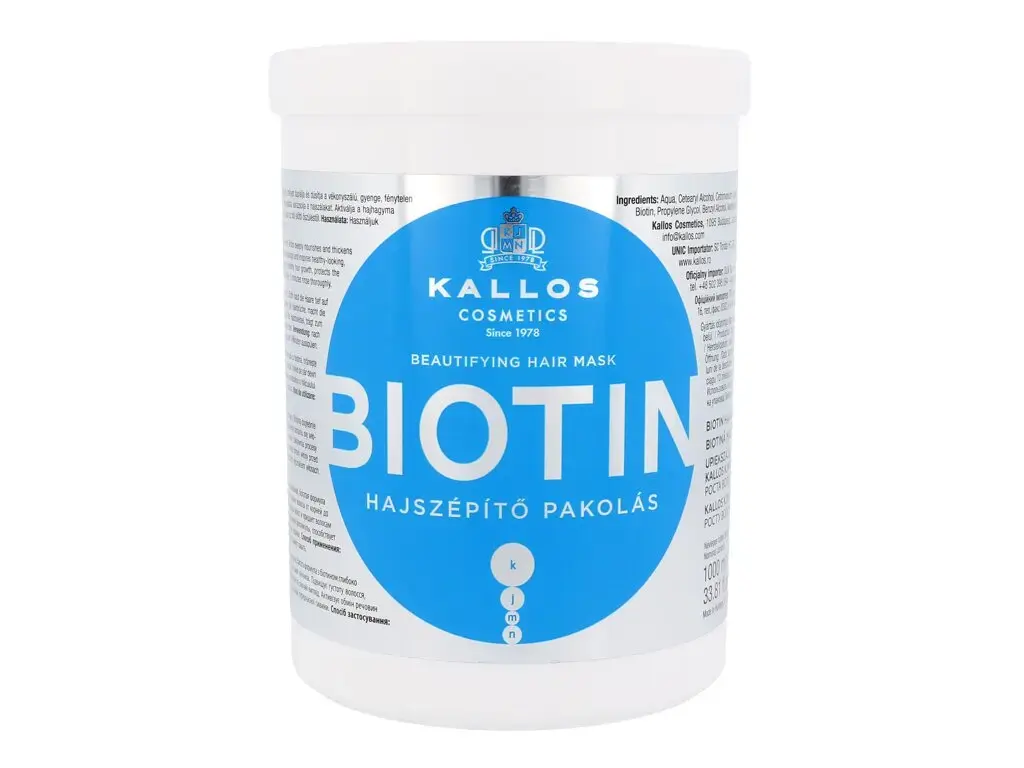 Kallos Cosmetics Biotin Hair Mask 1000 ml