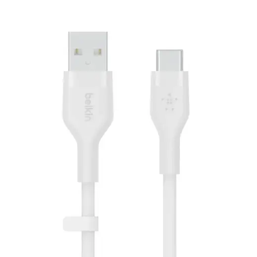 Cable BoostCharge USB-A|USB-C silicone 1m, white