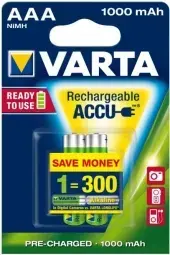 Varta Recharge Accu Recycled AAA 1000 mAh 2pcs
