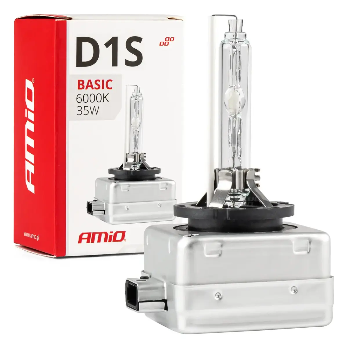 Xenon bulb type D1S 35W 6000K AMiO BASIC