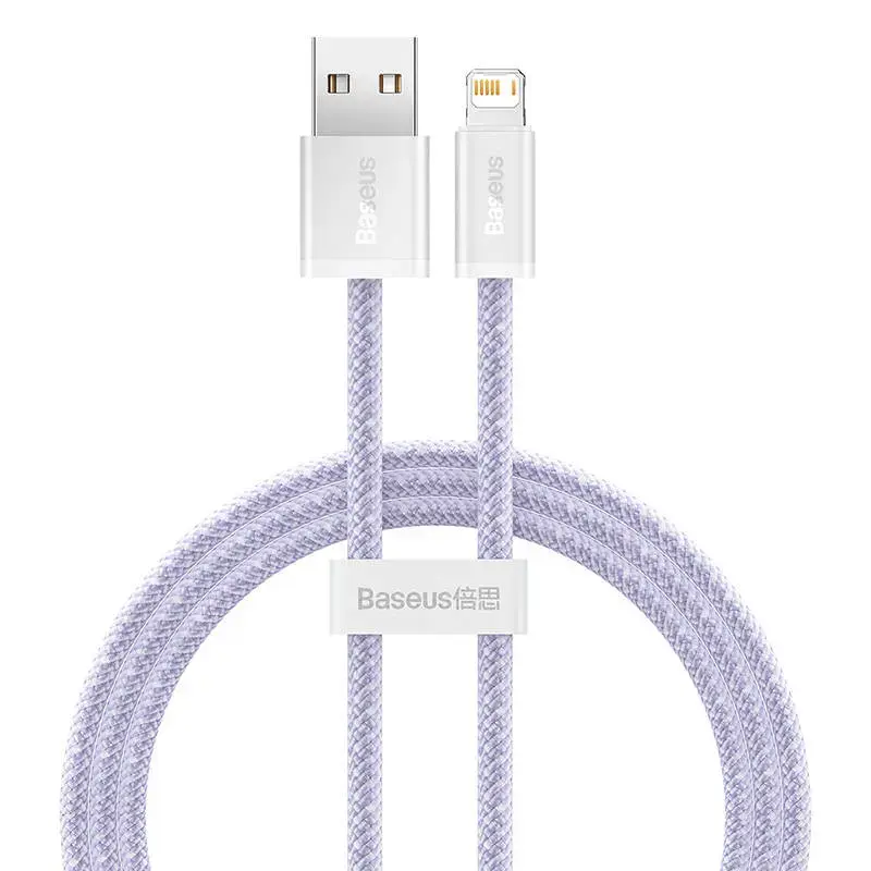 Baseus Dynamic 2 Series data transfer and charging cable | USB-A to Lightning | 12W | 1m | purple