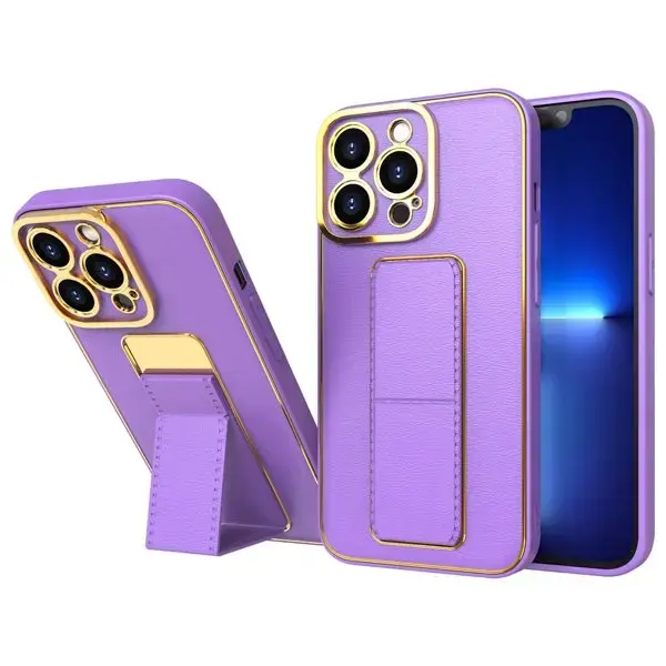 Fusion New Kickstand  silikona aizsargapvalks Samsung A525 | A526 Galaxy A52 | A52 5G violets