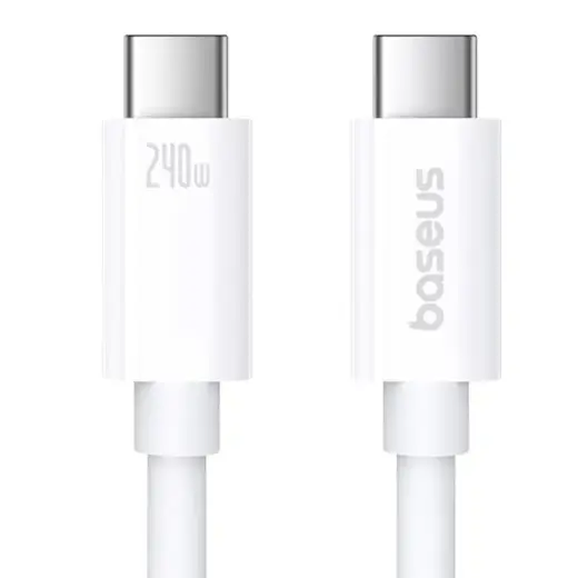 Baseus Superior Series 2 data transfer and charging cable | USB-C to USB-C | 240W | 1m | white