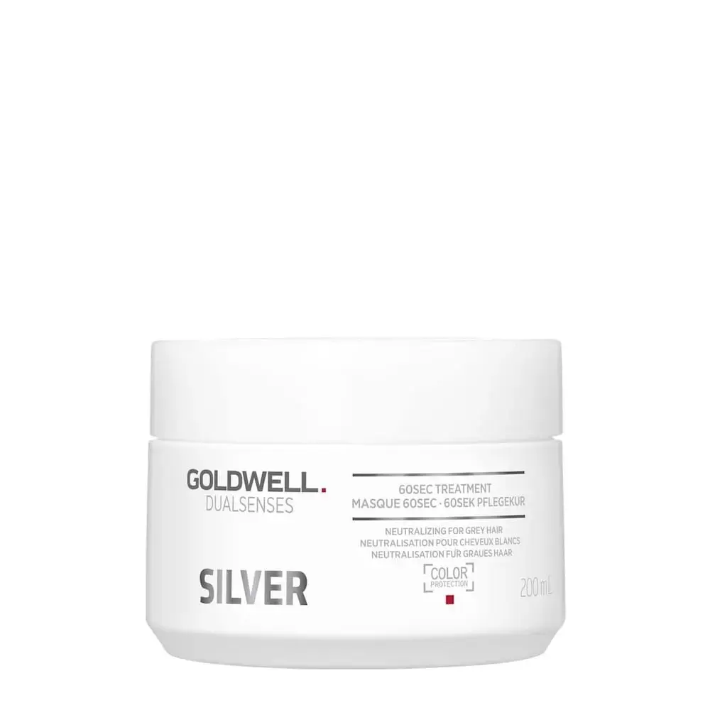 Goldwell Dualsenses Silver 60 Sec. Treatment 200Ml in Clear