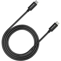 CANYON UC-44  cable  U4-CC-5A1M-E  USB4 TYPE-C to TYPE-C cable assembly 40G 1m 5A 240W(ERP) with E-MARK  CE  ROHS  black
