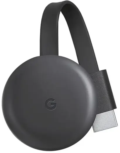 Google Chromecast 3 TV Streaming Device Wi-Fi | Youtube | NetFlix | HDMi Black