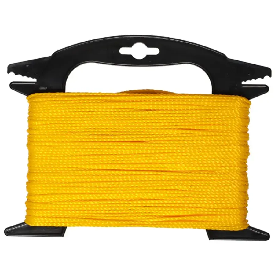 Lasso Cord twisted polypropylene (yellow), 2mm. 50M