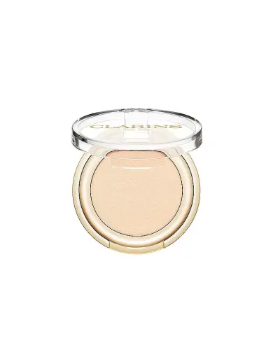 Clarins Ombre Skin Nude Primer-Infused Eyeshadow - Matte Satin + Pearlized Finishes 0.05 Oz. - Matte Ivory