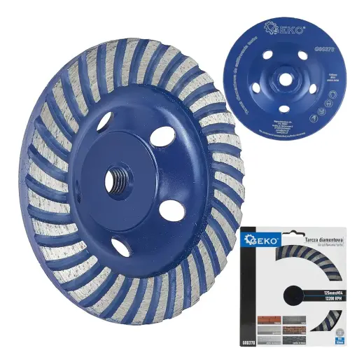 Teemant Turbo rea lihvketas 5mm 125xM14