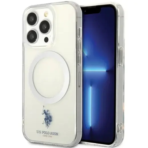 US Polo USHMP15XUCIT iPhone 15 Pro Max  6.7" transparent MagSafe Collection