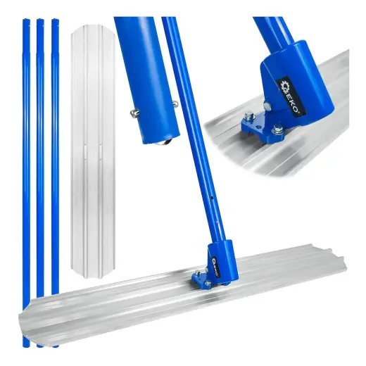 Manual Concrete Screed 120x20cm with 3x180cm Extension Handles