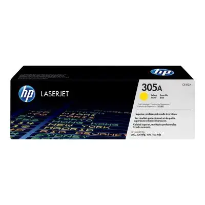 HP Cartridge No 305A HP305A HP 305A Yellow Gelb (CE412A)