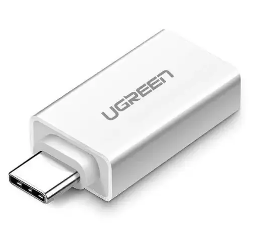 Ugreen adapter OTG USB 3.0 (female) - USB Type C (male) white (30155)