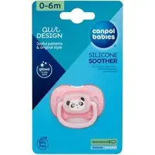 Canpol Babies Exotic Animals Silicone Soother Panda - Pacifier