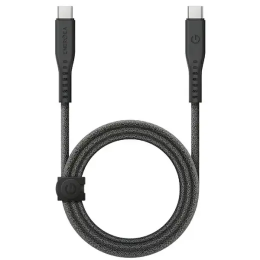 ENERGEA Flow провод для передачи данных и зарядки | USB-C на USB-C | 240W | 1.5m | черный