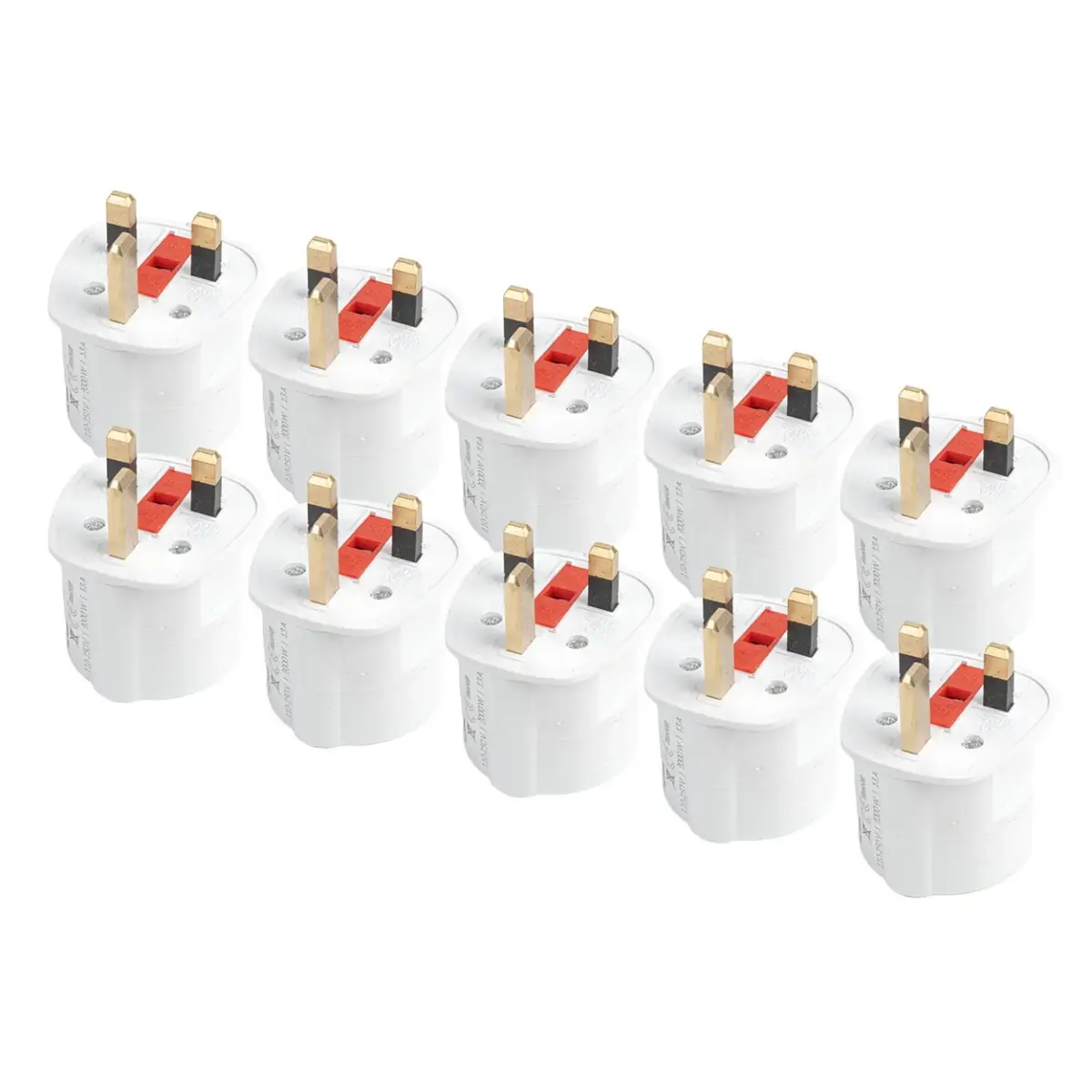 European to UK plug adapter set