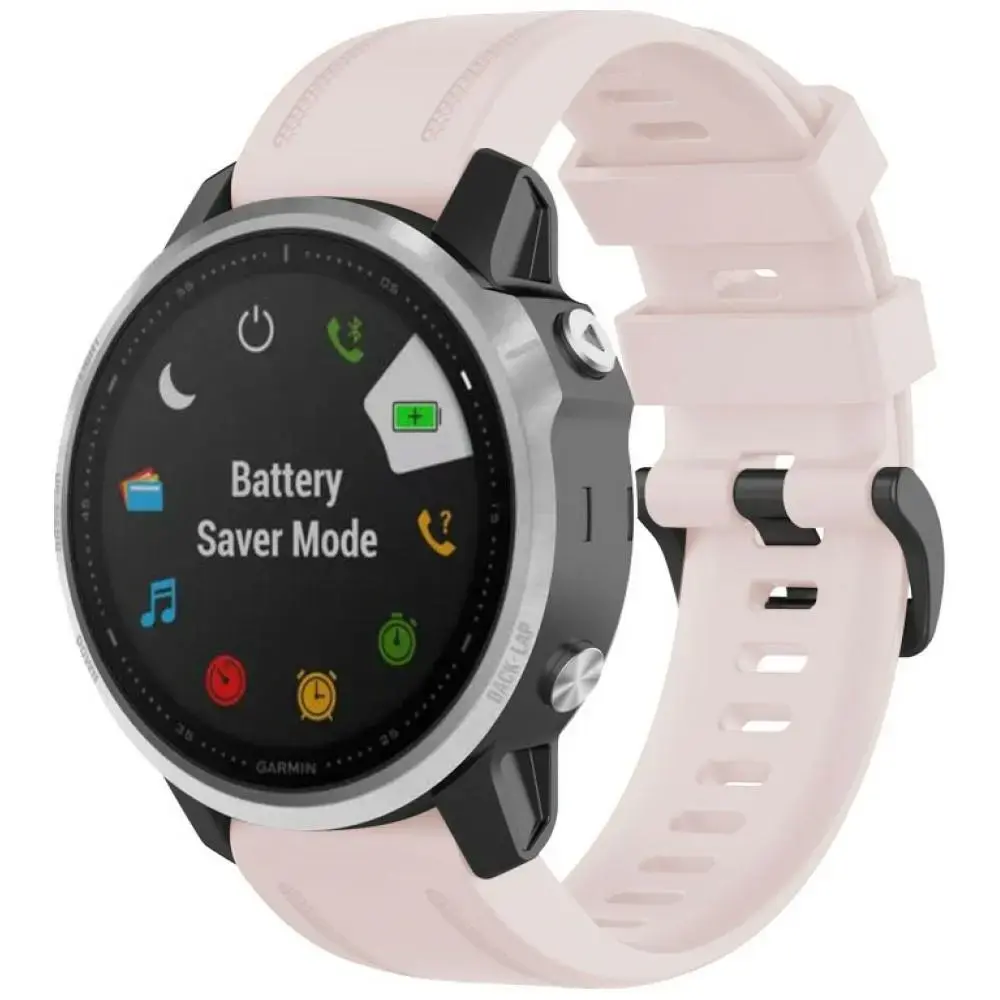 Beline Watch 2 smartwatch strap for Garmin Fenix 8/7S/6S/5S/mk3/mk3i/Instinct 2S | Silicone | pink