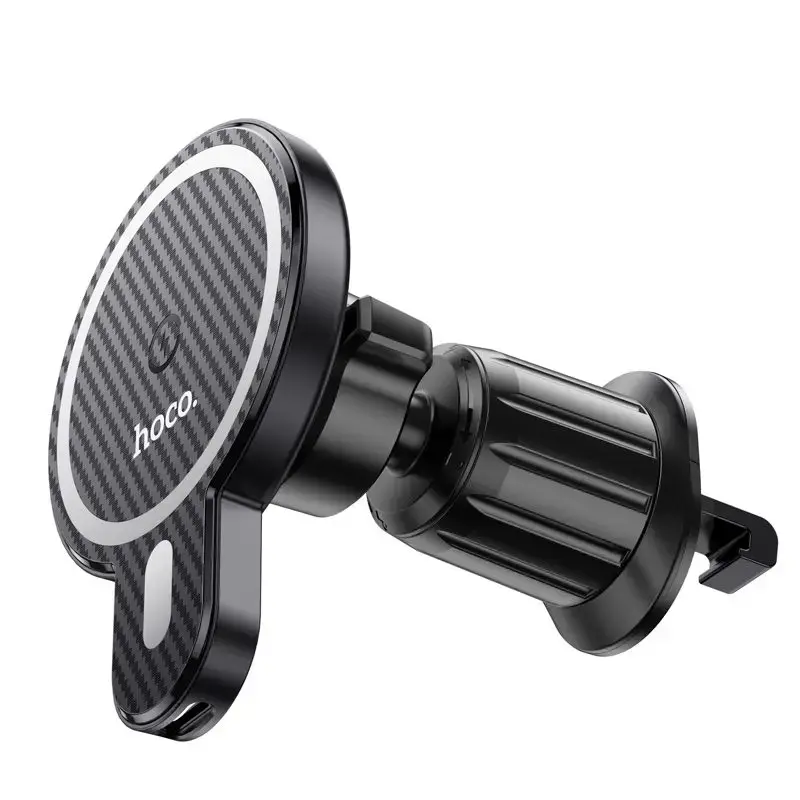 Wireless car phone holder compatible with Magsafe Hoco 15W air vent CA85 black