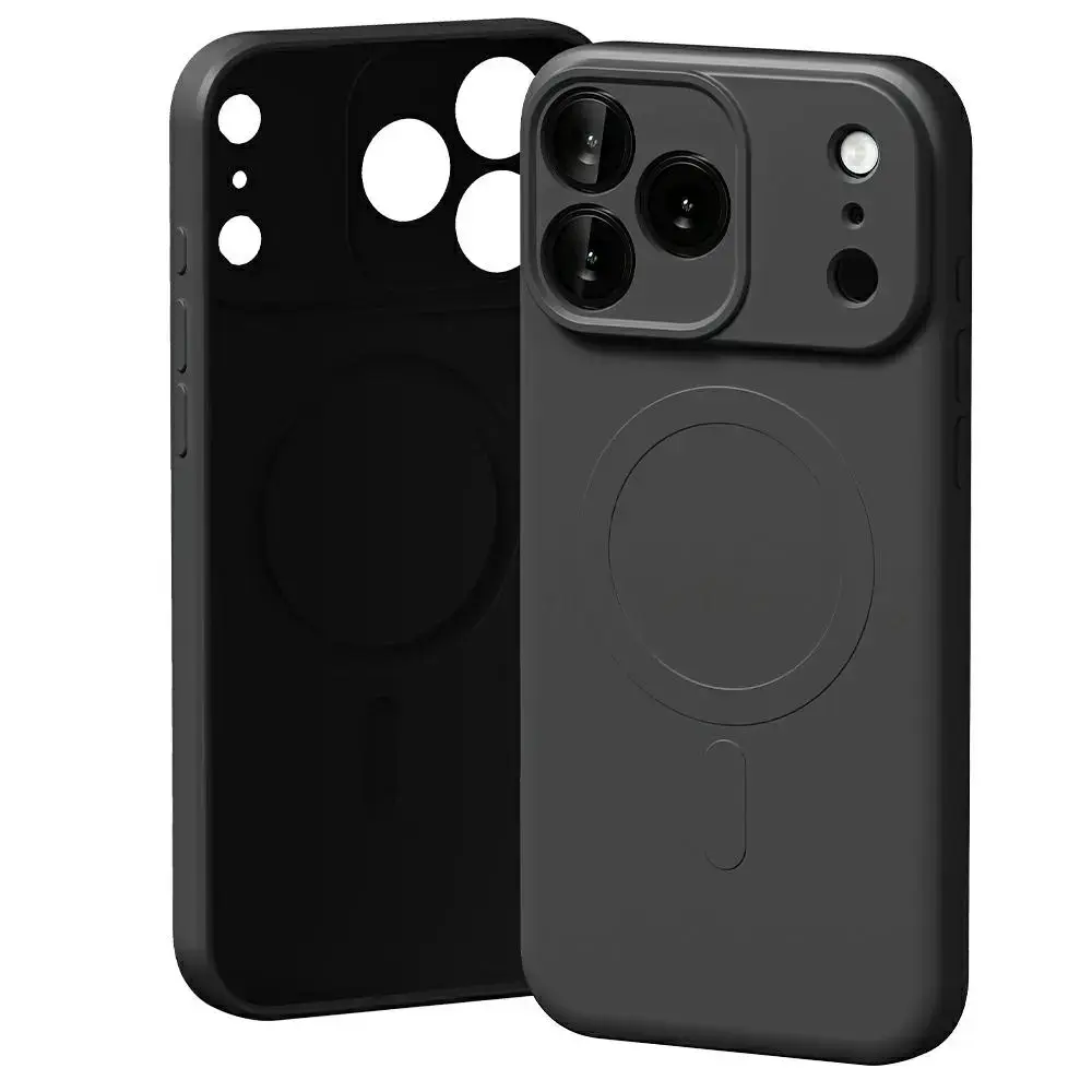 Mercury Semi-Silicone maciņš ar MagSafe atbalstu telefonam iPhone 17 Pro Max melns