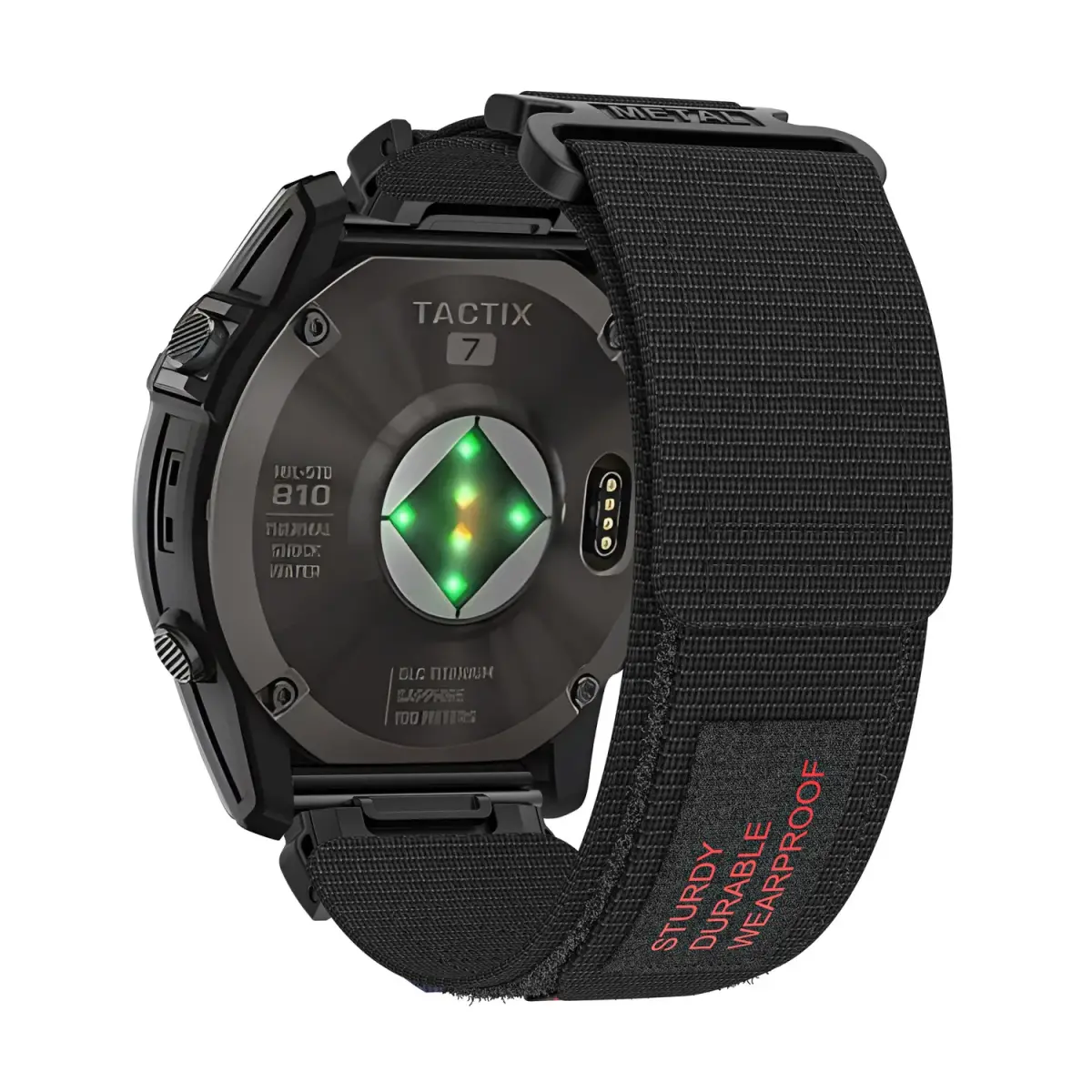 Nylon loop for Garmin 22mm design 1 black