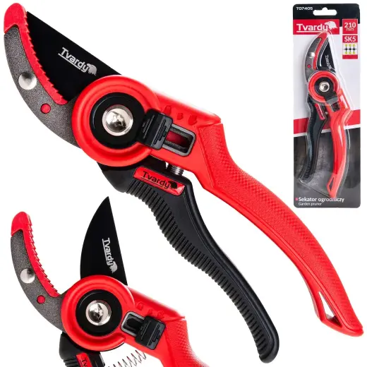 Garden Pruner with Anvil Blade 215 mm SK5 PTFE
