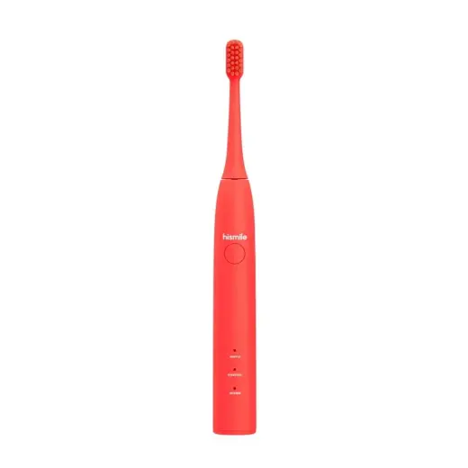 Hismile, Hismile, Sonic Toothbrush, Bright Red, 3 Modes