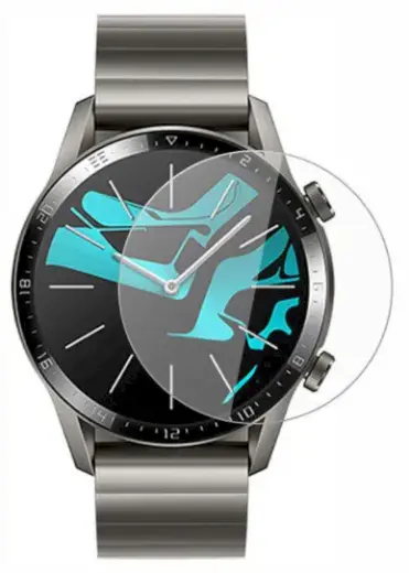 Fusion Nano 9H aizsargstikls pilnam ekrānam Huawei Watch GT2 46 mm