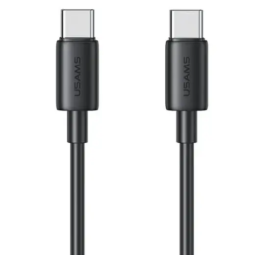 USAMS YD Series SJ711USB01 data transfer and charging cable | USB-C to USB-C | 60W | 1m | black