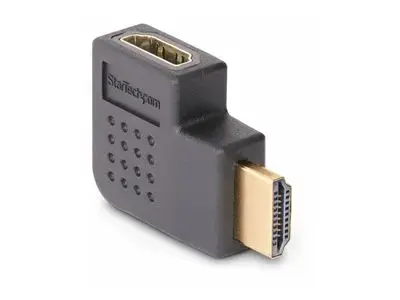 StarTech.com Right Angle HDMI 2.0 Adapter, 90-Degree HDMI Port Saver, M|F - HDMI adapter