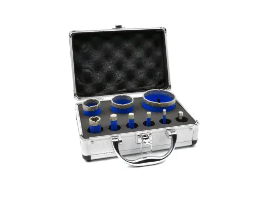 Teemantplaatide augusaagide komplekt, 9 tk, 6-68 mm