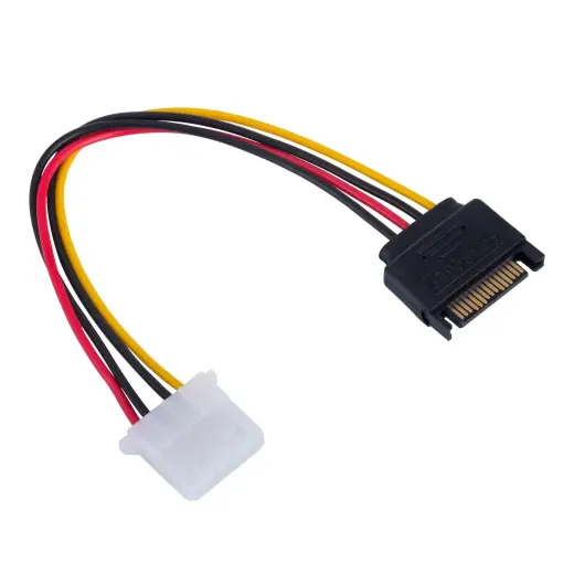 Adapter with cable Akyga AK-CA-11 SATA (m) | Molex (f) 15cm