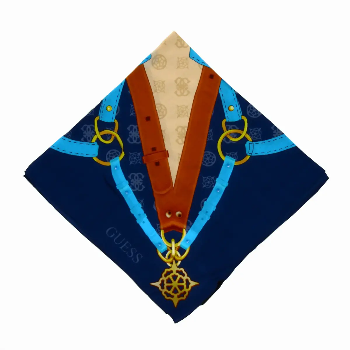 Guess, Guess, Textile Scarf, AW9067VIS03BLM, For Women
