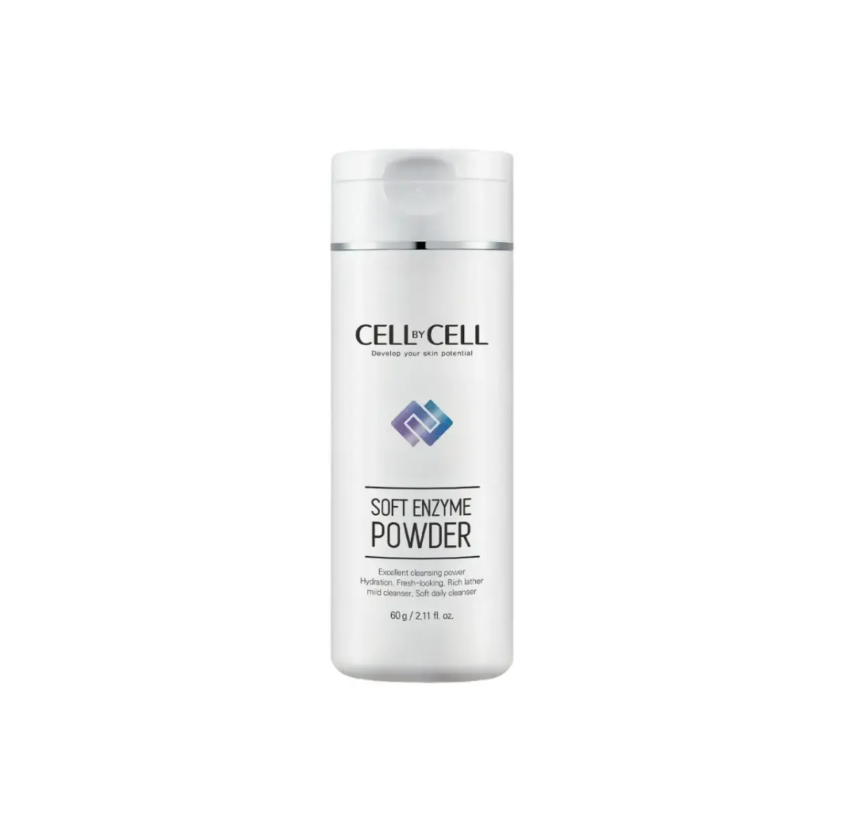 Cell By Cell, Soft Enzyme, Papaya Enzyme, Cleansing, Exfoliating Powder, 60 g