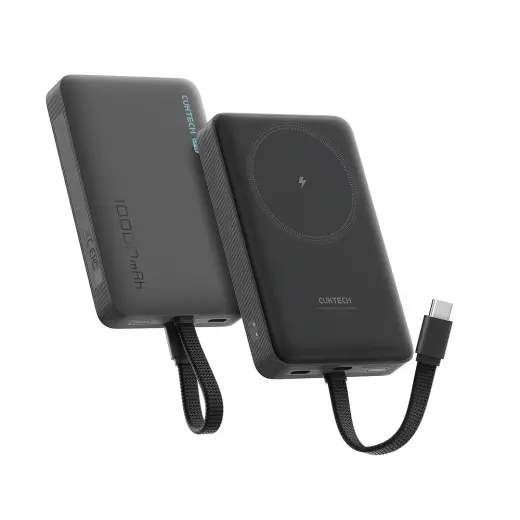 Cuktech CP132ML išorinė baterija (powerbank) | 10 000 mAh | MagSafe, Wireless | juodas