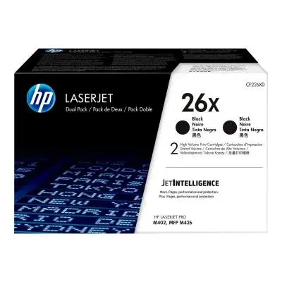 HP Cartridge No 26X HP26X HP 26X Black Schwarz (CF226XD)