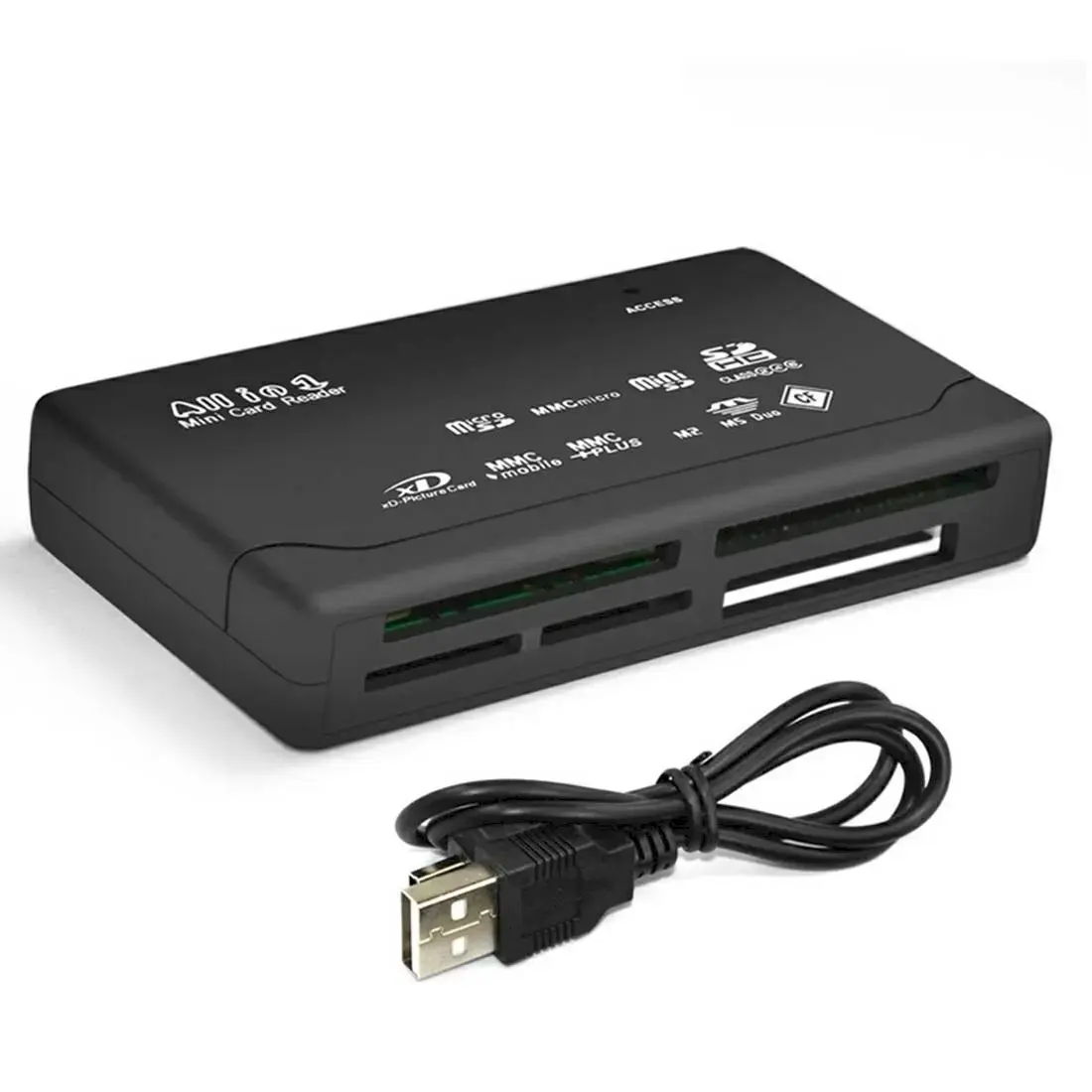 Fusion card reader SDHC | Micro SD | SDXC | CF | MMC | Black